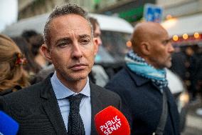 Protest Against Shein's Opening at BHV - Paris