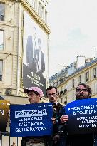 Protest Against Shein's Opening at BHV - Paris