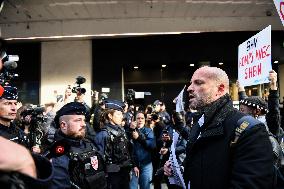 Protest Against Shein's Opening at BHV - Paris