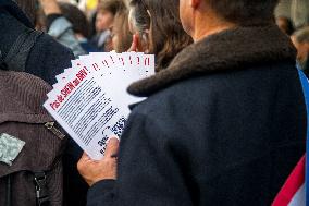 Protest Against Shein's Opening at BHV - Paris