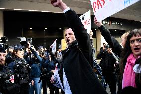 Protest Against Shein's Opening at BHV - Paris