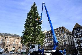 Strasbourg Is Preparing for The Festive Season - France