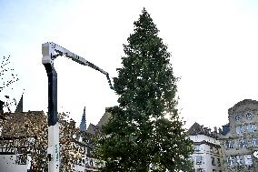 Strasbourg Is Preparing for The Festive Season - France