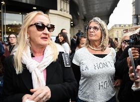 Protest Against Shein's Opening at BHV - Paris