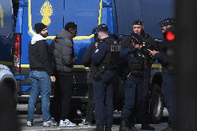 Influencer Wili la Prod Near the BHV Store - Paris