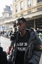 Influencer Wili la Prod Near the BHV Store - Paris