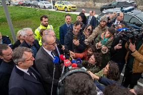Laurent Nunez After Driver Rams Into Pedestrians in Western France - Island of Oleron