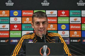 CALCIO - UEFA Europa League - AS Roma - Press Conference