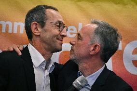 Inauguration of Emmanuel Gregoire local campaign in Paris FA