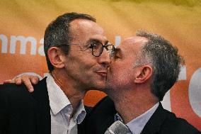 Inauguration of Emmanuel Gregoire local campaign in Paris FA