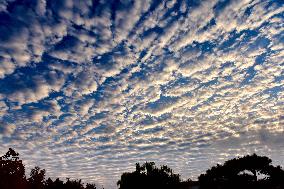 Fish Scale Cloud Landscape in Zaozhuang