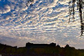 Fish Scale Cloud Landscape in Zaozhuang