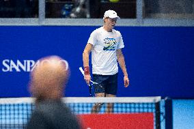 Training Session for Jannik Sinner - Turin