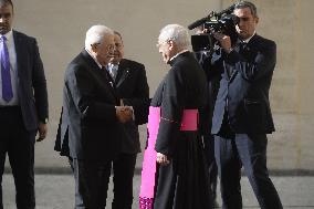 President Abbas Visits Vatican - Italy
