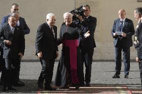 President Abbas Visits Vatican - Italy