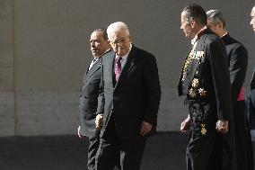 President Abbas Visits Vatican - Italy