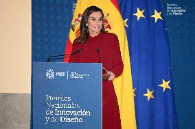 Queen Letizia Presides Over The National Innovation And Design Awards - Madrid