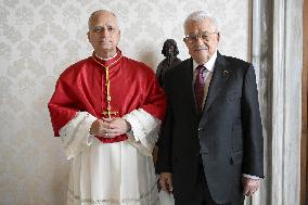 Pope Leo XIV Meets Mahmoud Abbas - Vatican