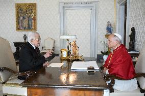 Pope Leo XIV Meets Mahmoud Abbas - Vatican