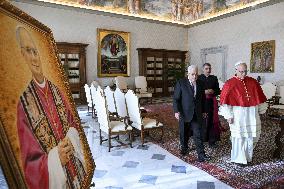 Pope Leo XIV Meets Mahmoud Abbas - Vatican