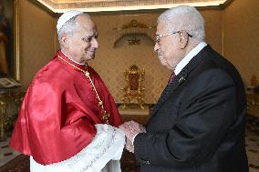 Pope Leo XIV Meets Mahmoud Abbas - Vatican