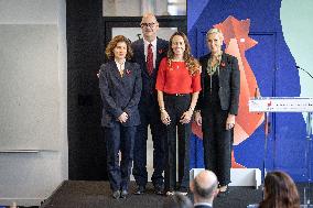 Roland Lescure at the Future4Care Incubator for the French Tech - Paris AJ