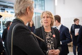 Roland Lescure at the Future4Care Incubator for the French Tech - Paris AJ