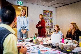 Queen Maxima Visits Enik Recovery College - Utrecht