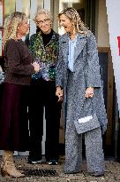 Queen Maxima Visits Enik Recovery College - Utrecht