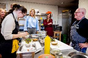 Queen Maxima Visits Enik Recovery College - Utrecht