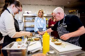 Queen Maxima Visits Enik Recovery College - Utrecht