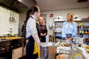 Queen Maxima Visits Enik Recovery College - Utrecht