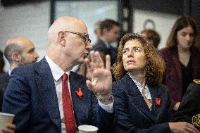 Roland Lescure at the Future4Care Incubator for the French Tech - Paris AJ