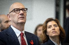 Roland Lescure at the Future4Care Incubator for the French Tech - Paris AJ