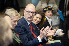 Roland Lescure at the Future4Care Incubator for the French Tech - Paris AJ