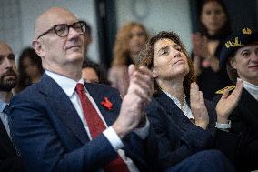 Roland Lescure at the Future4Care Incubator for the French Tech - Paris AJ