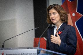 Roland Lescure at the Future4Care Incubator for the French Tech - Paris AJ