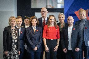 Roland Lescure at the Future4Care Incubator for the French Tech - Paris AJ