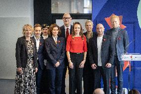 Roland Lescure at the Future4Care Incubator for the French Tech - Paris AJ