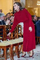 Queen Letizia Presides Over The National Innovation And Design Awards - Madrid - David