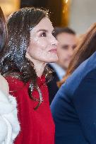 Queen Letizia Presides Over The National Innovation And Design Awards - Madrid - David