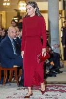 Queen Letizia Presides Over The National Innovation And Design Awards - Madrid - David