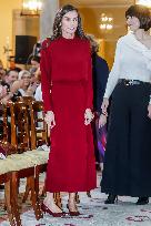 Queen Letizia Presides Over The National Innovation And Design Awards - Madrid - David