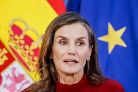 Queen Letizia Presides Over The National Innovation And Design Awards - Madrid - David