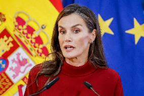 Queen Letizia Presides Over The National Innovation And Design Awards - Madrid - David