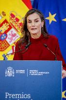 Queen Letizia Presides Over The National Innovation And Design Awards - Madrid - David