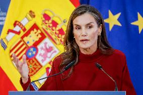 Queen Letizia Presides Over The National Innovation And Design Awards - Madrid - David