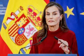 Queen Letizia Presides Over The National Innovation And Design Awards - Madrid - David