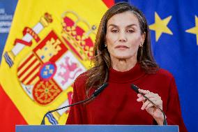 Queen Letizia Presides Over The National Innovation And Design Awards - Madrid - David