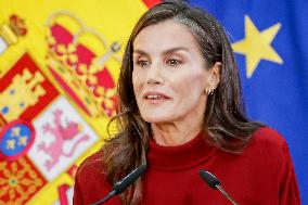 Queen Letizia Presides Over The National Innovation And Design Awards - Madrid - David